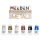 Akrilfesték készlet, sűrű - MEEDEN Heavy Body Acrylic Paint Set, 6 Metallic Colors (2 oz, 60 ml) - Metál színek 6 x 60 ml