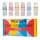 Akrilfesték készlet - MEEDEN Fluid Pastel Acrylic Paint Set, 6 Vibrant Colors (2 oz, 60 ml)