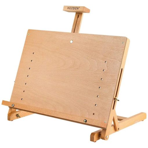 Festőállvány bükkfából - Nagy "H" keretes állítható asztali - MEEDEN Large H-Frame Adjustable Tabletop Easel