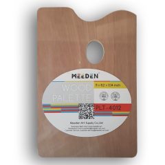   Színkeverő paletta fából, szögletes - MEEDEN Wooden Palette 10,8x8,2x0,14 inch - Square