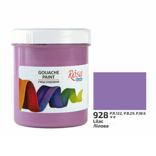 Rósa Gouache Studio színenként - 100 ml tégelyes - Lila - 928