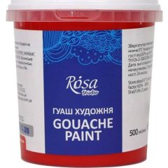   Rósa Gouache Studio színenként - 500 ml vödörben - Vörös - 906