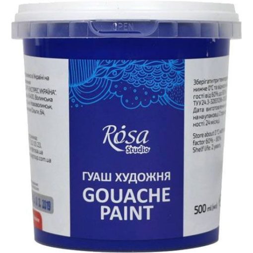 Rósa Gouache Studio színenként - 500 ml vödörben - Ultramarin - 915