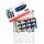 Akvarellfesték készlet, szilkés - Rósa Gallery Classic Türkiz - 12 x 2,5 ml - fémdobozos
