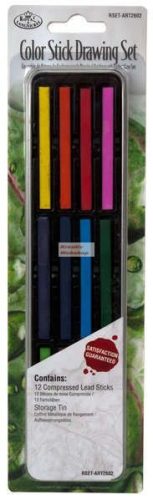 Színes rudak mini készlet - fém dobozban - Royal - 12db