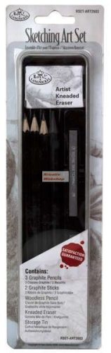 Fémdobozos grafit ceruzakészlet Royal - 6 db