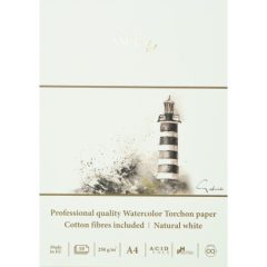   Akvarelltömb - SMLTArt Professional Watercolor Torchon 250gr, 10 lapos művésztömb, A5