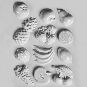 Gipszkiöntő A/5 - gyümölcsök 12db-os P0203241