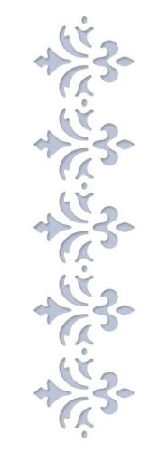 3D Stencil / Sablon S3D-007 9,5*24cm, Sorminta 07