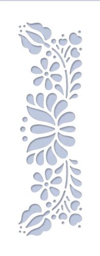 3D Stencil / Sablon S3D-010 9,5*24cm, Sorminta 10
