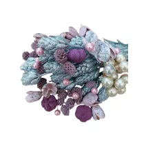 Száraz termések, terméscsomagok, bogyók, betűzők, dekor ágak