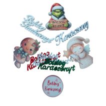 Feliratok, karácsonyi minták