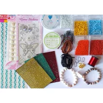 Flitterek, strasszok, ékszerkészítés