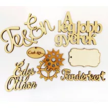 Lézervágott fa termékek