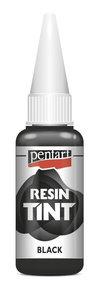 Pentart Gyantaszínező fedő tinta 20ml - Fekete 40073